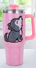 Unleash your wild side with the Wolf Tumbler