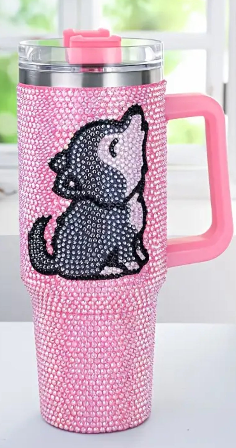 Unleash your wild side with the Wolf Tumbler