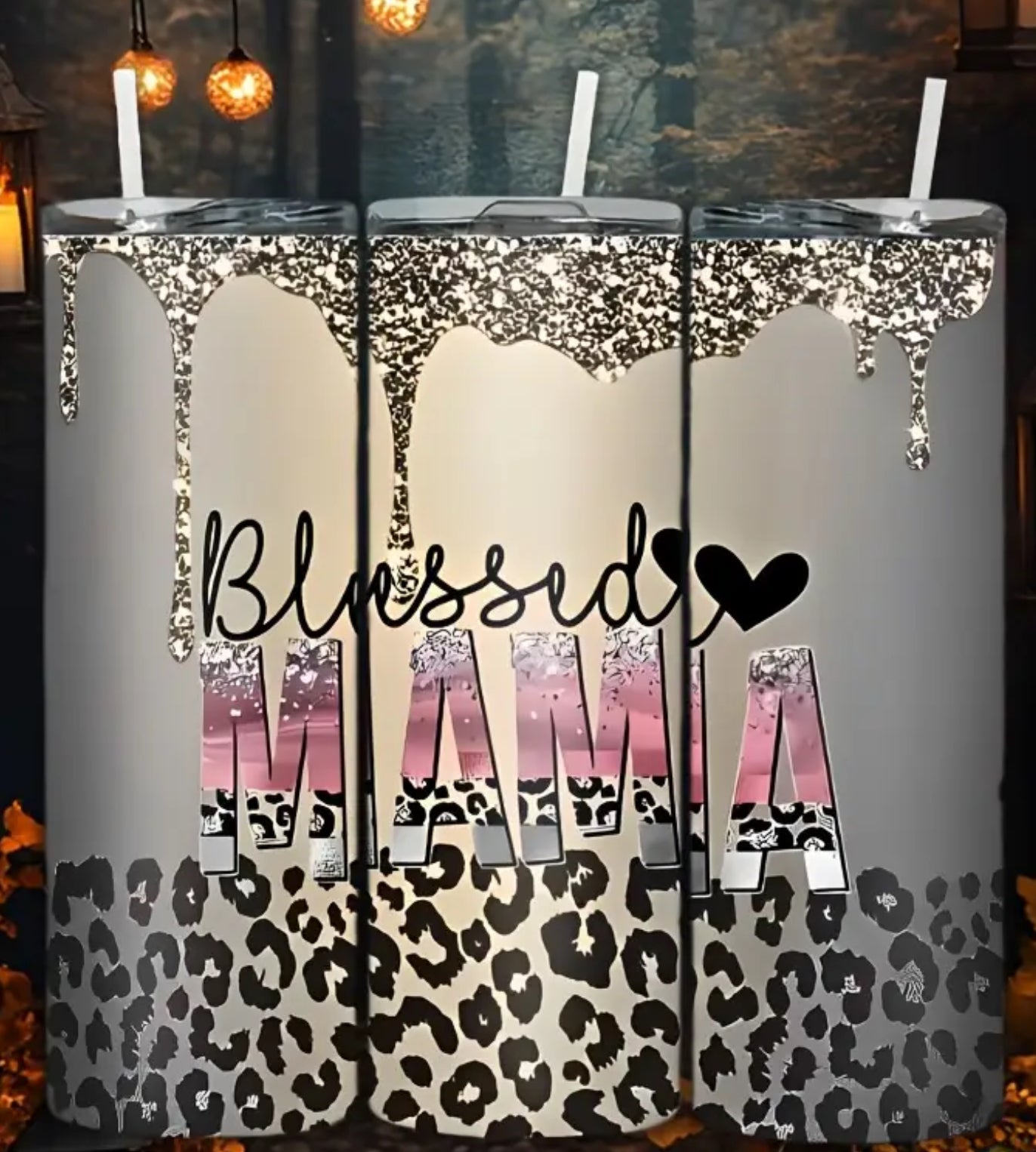 Blessed mama tumbler