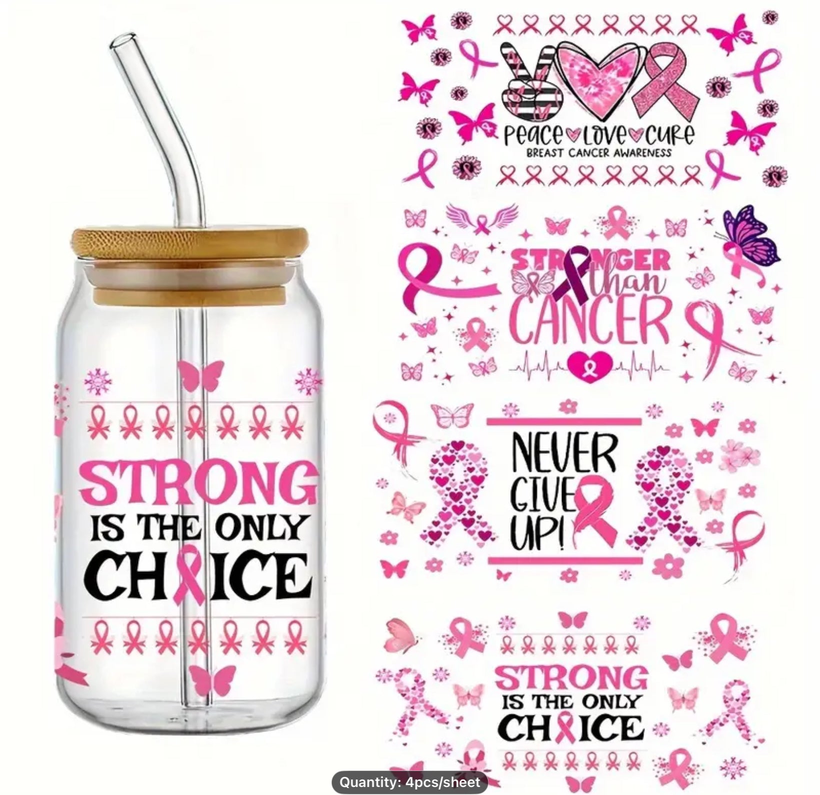 CANCER SNOW GLOBE TUMBLER