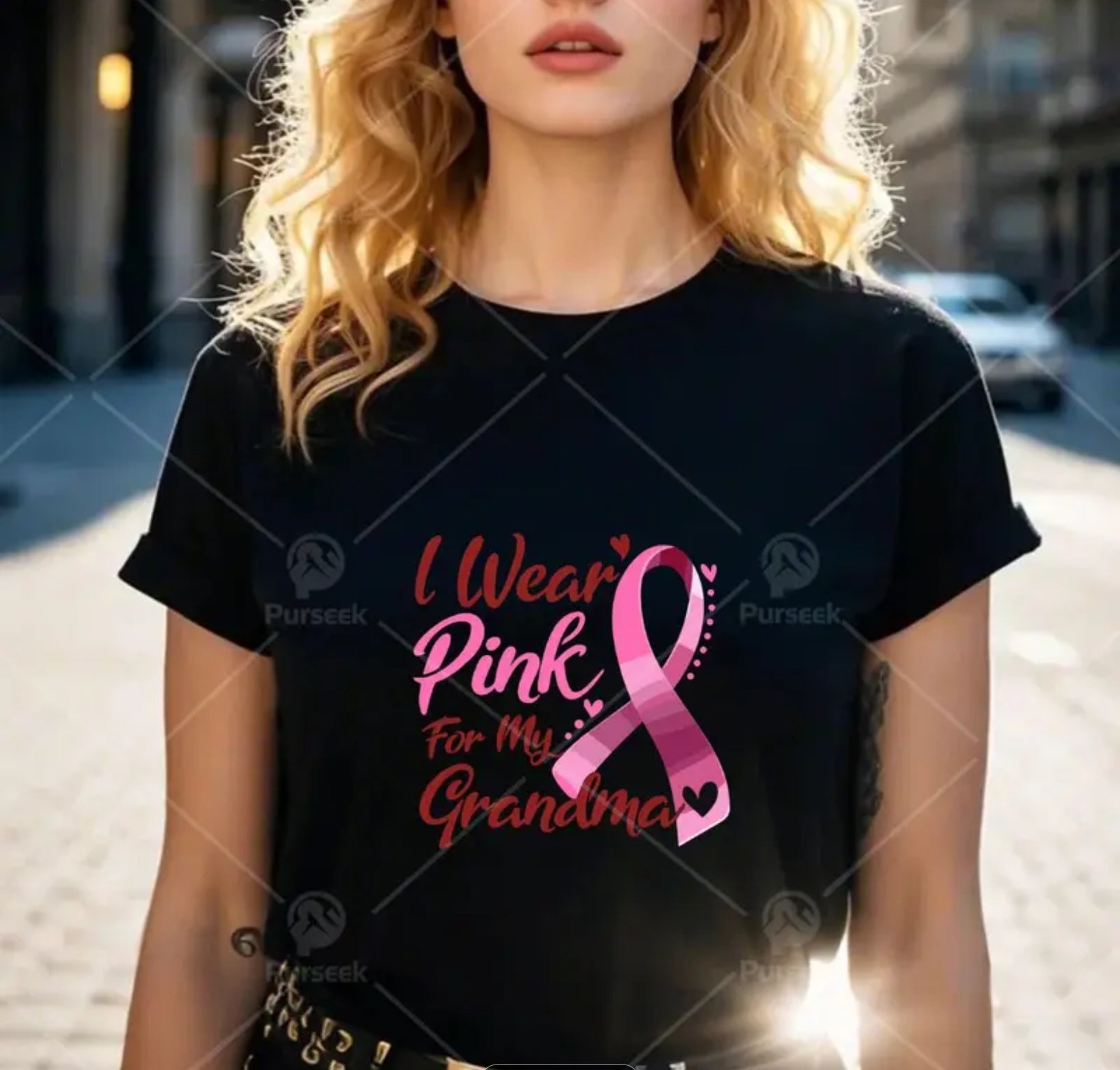 BREAST CANCER PILLOW CASE W/ Pillow