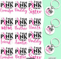 Breast Cancer Awareness Keychain