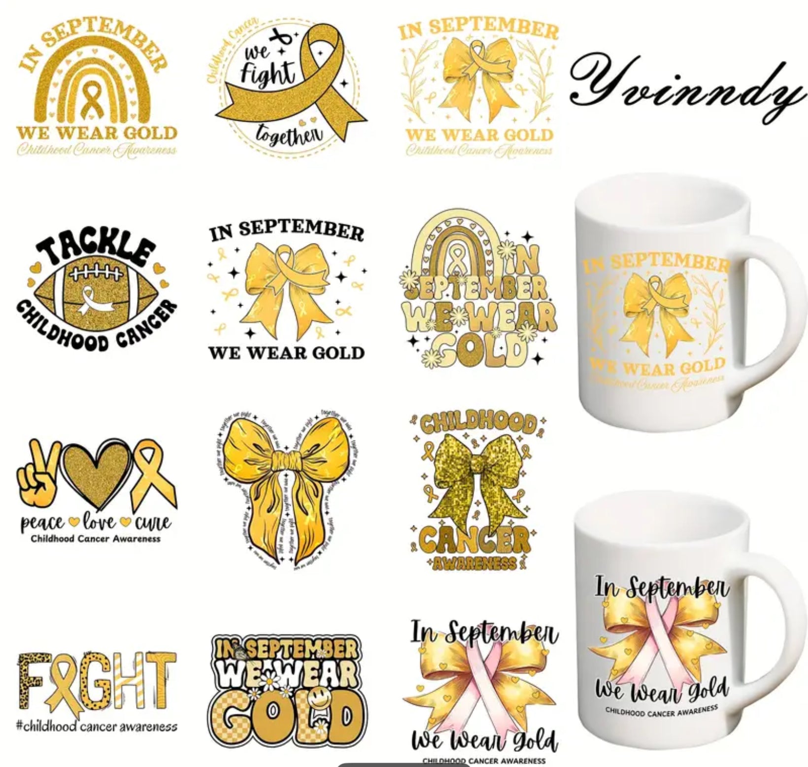 CHILDHOOD CANCER Coffee Mugs