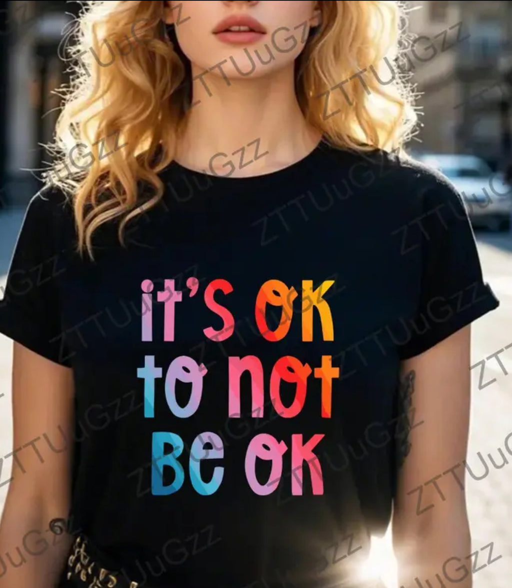 ITS OK TO NOT BE OK TANK TOP