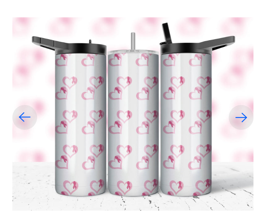 20oz BREAST CANCER AWARENESS TUMBLER