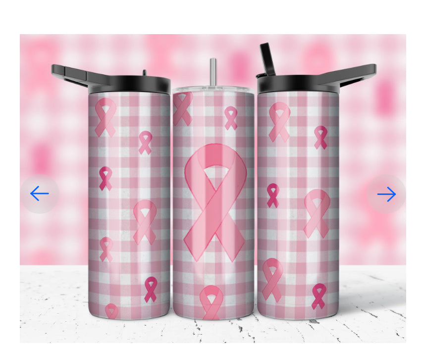 20oz BREAST CANCER AWARENESS TUMBLER
