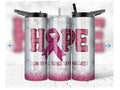 20oz BREAST CANCER AWARENESS TUMBLER