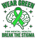 SWEATSHIRT — WEAR GREEN FOR MENTAL HEALTH
