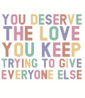SWEATSHIRT  — YOU DESERVE