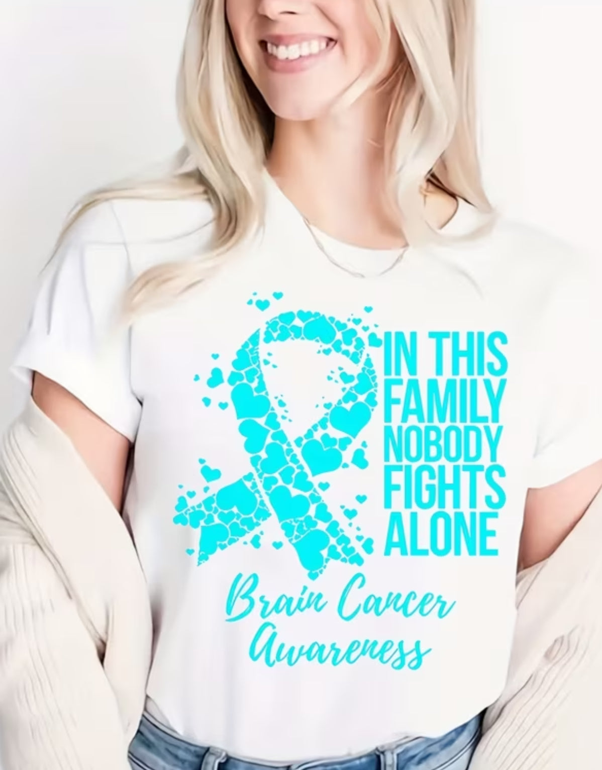 SWEATSHIRT -BRAIN  CANCER AWARENESS -