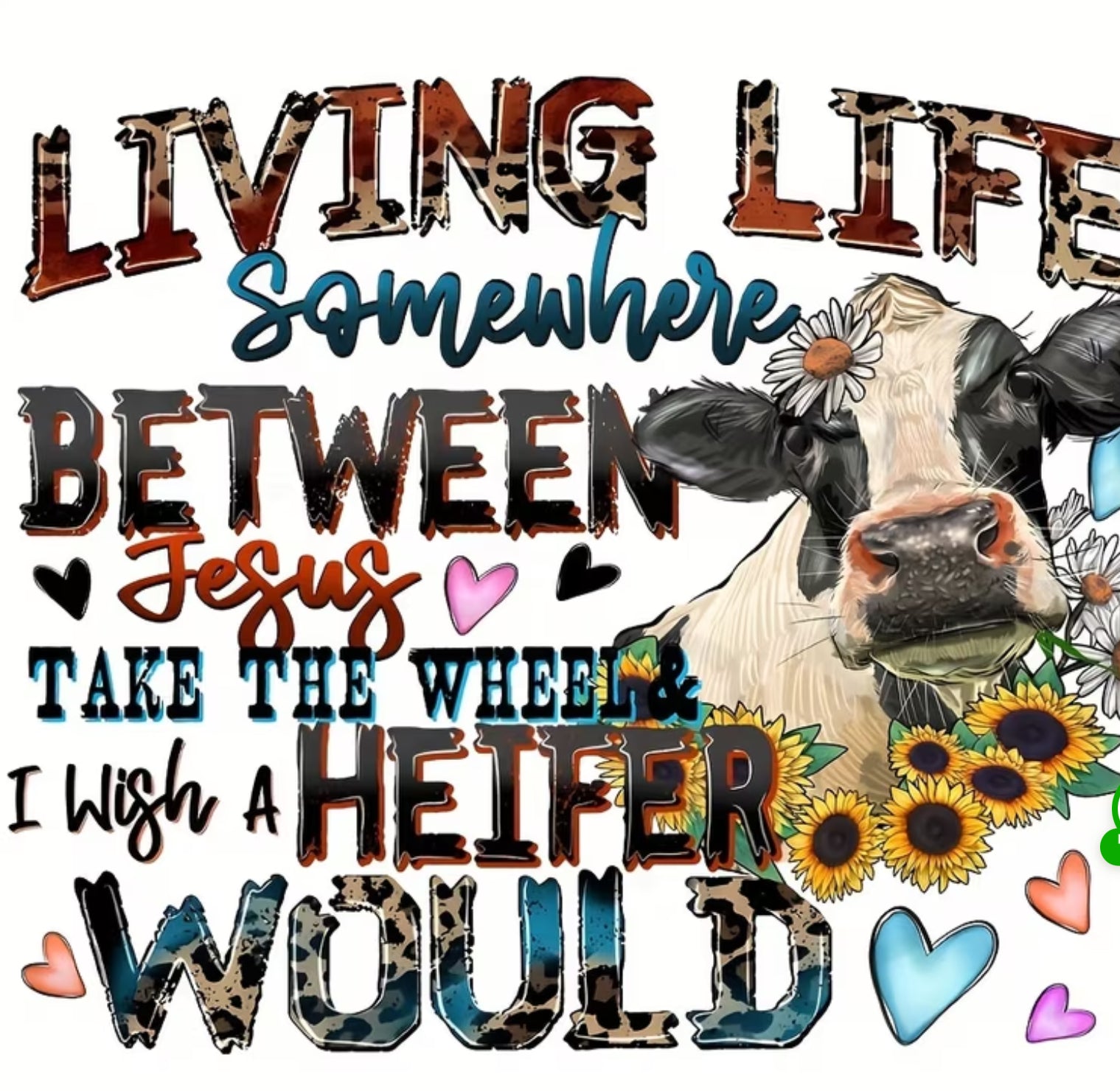 SWEATSHIRT — living like a heifer