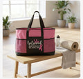 Breast Cancer Zippered Tote bag