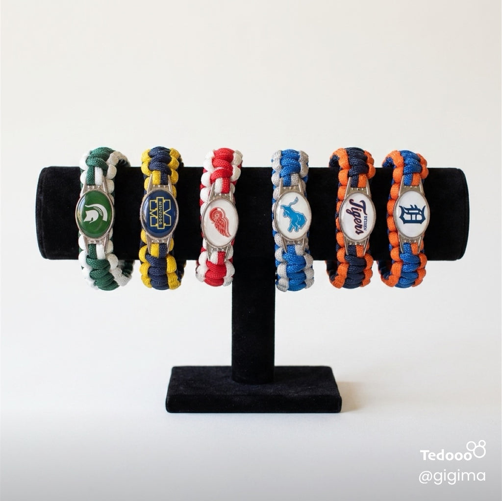 Detroit Sports Teams Paracord