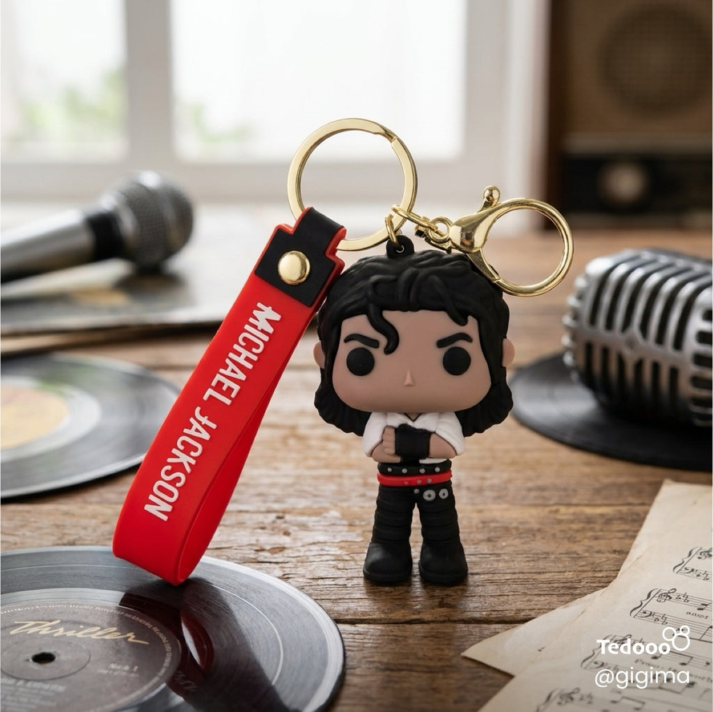 Michael Jackson Keychain set