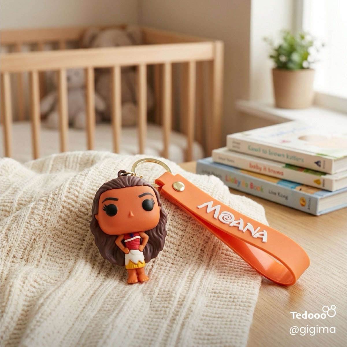 Moana - Long hair Keychain