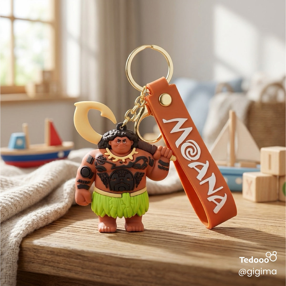Moana - Maui Keychain