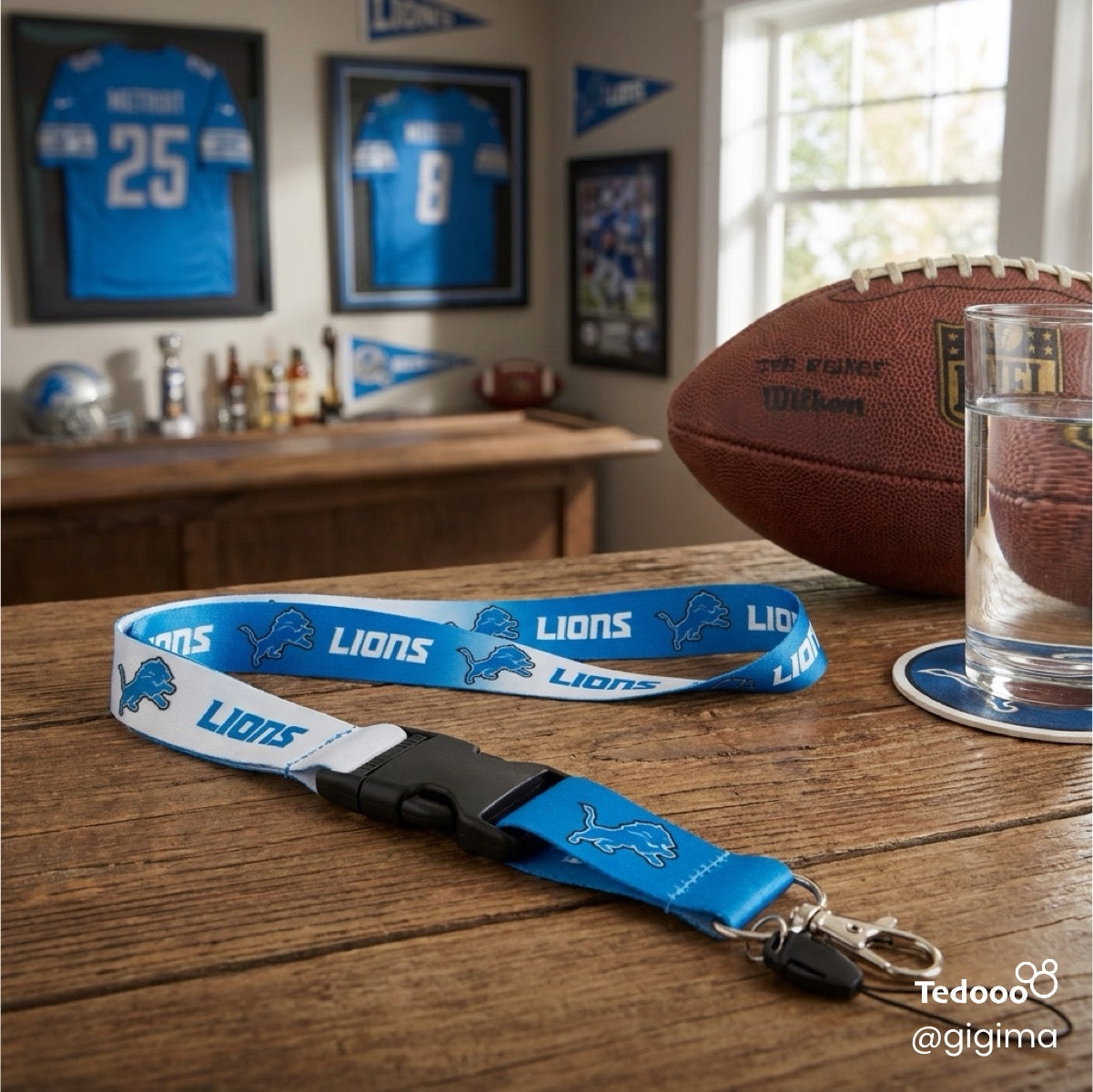 Detroit sports Lanyard