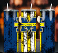 Michigan GO BLUE  Tumbler
