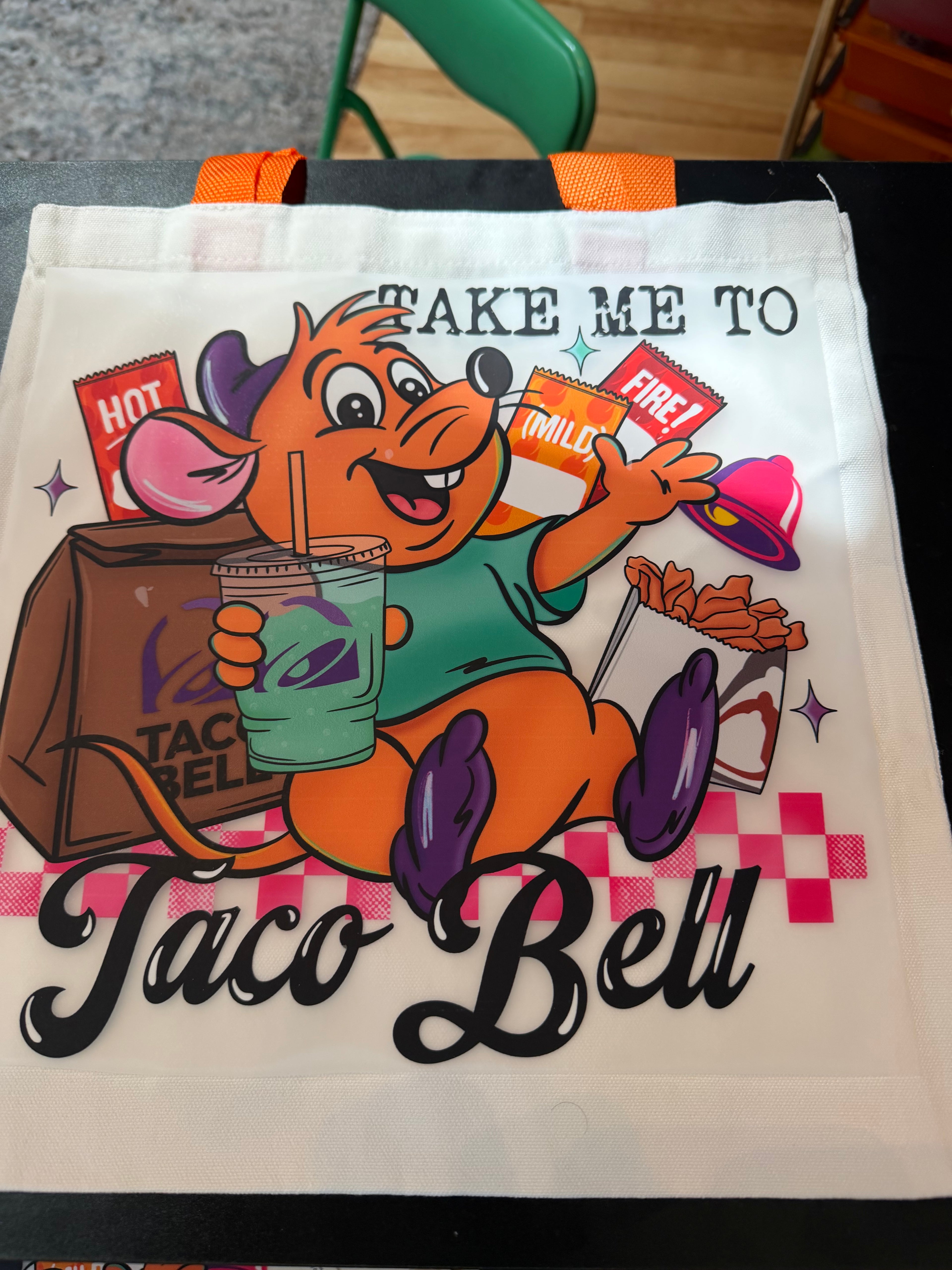 Take me to Taco Bell totebag