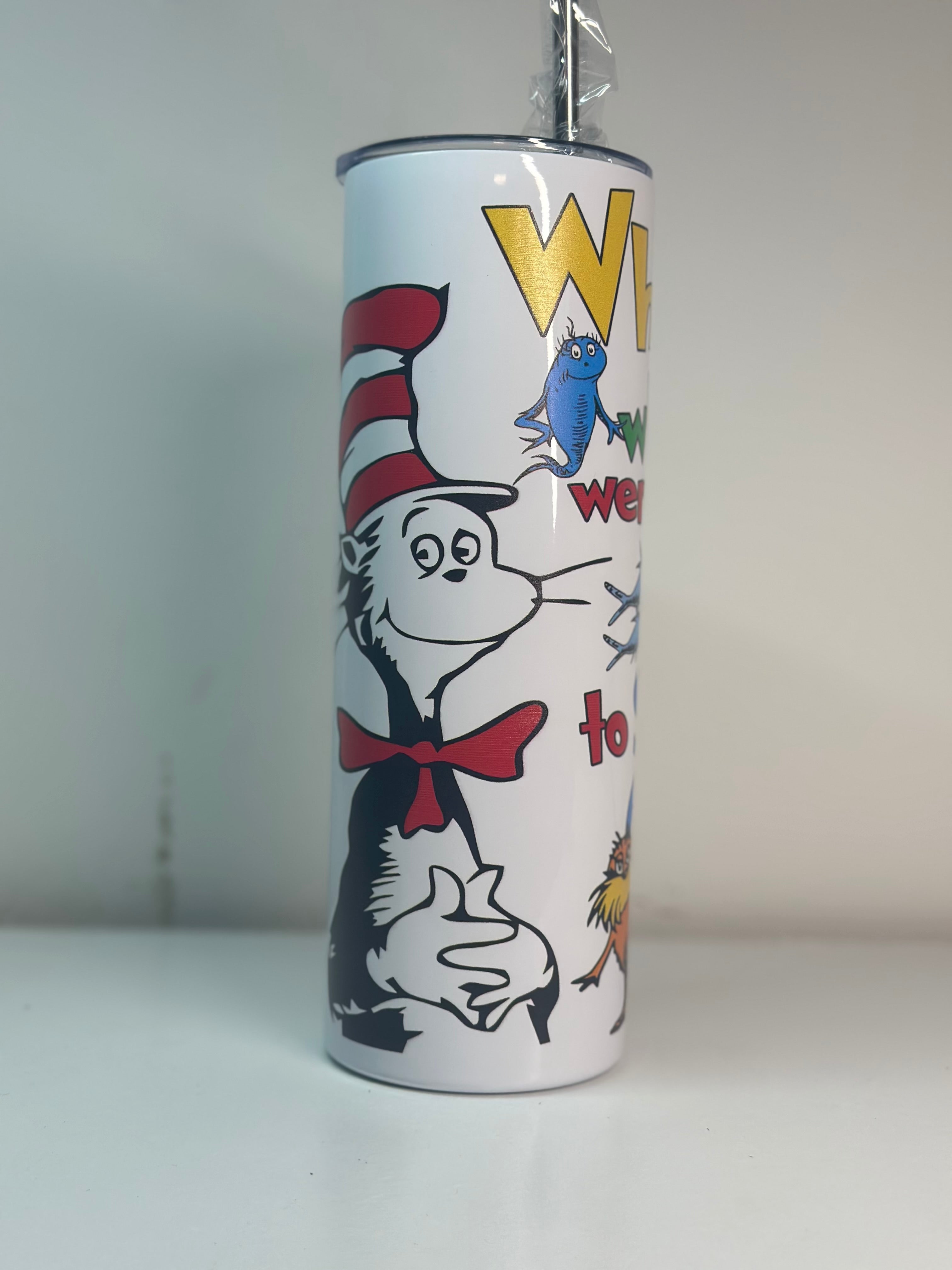 Cat in the Hat tumbler