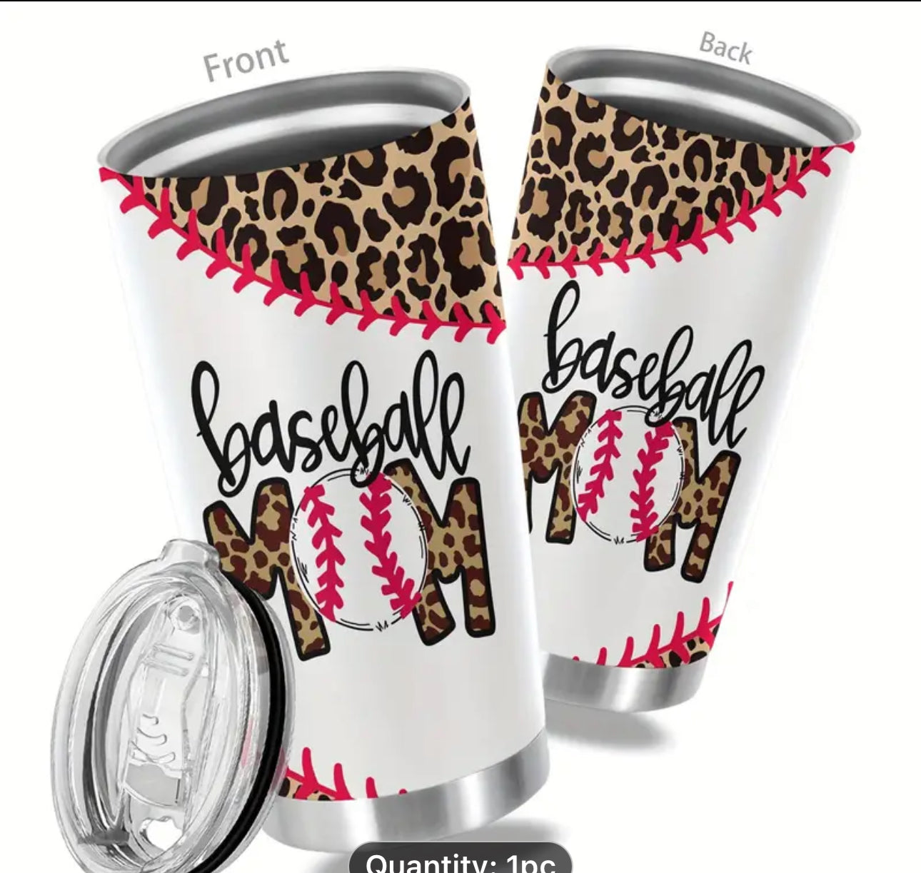 Baseball Mom tumbler