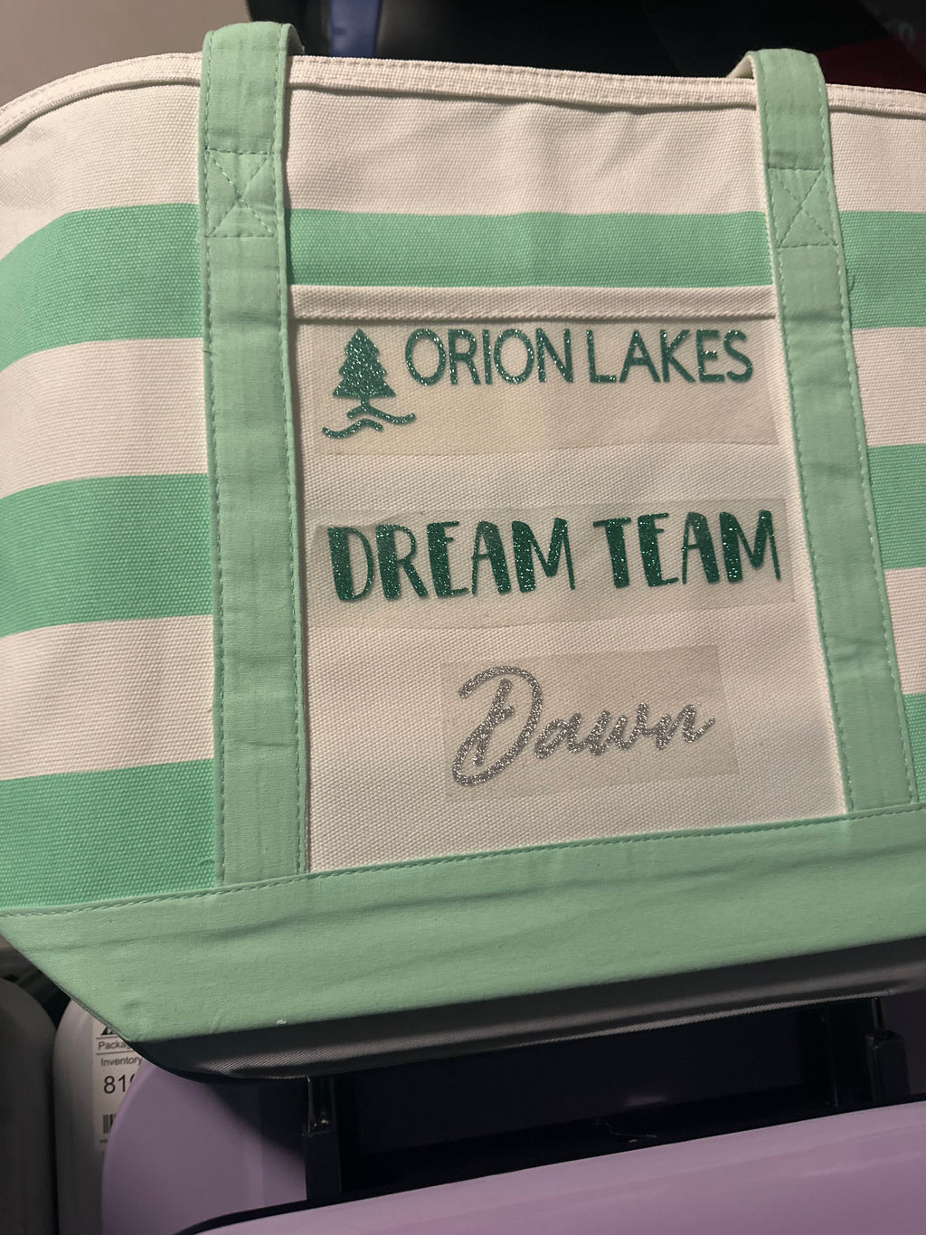 Personalized CANVAS TOTE with NAME